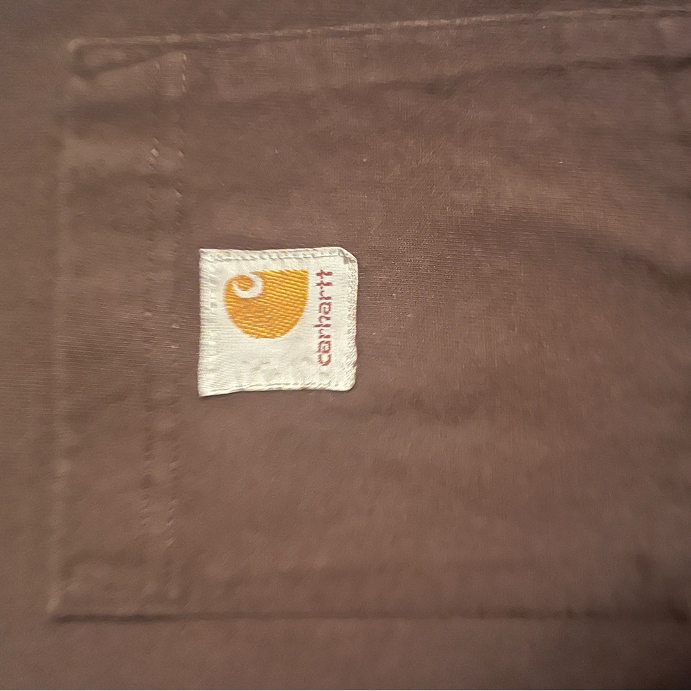 Carhartt Men's Brown Long Sleeve Shirt - Picture 3 of 4